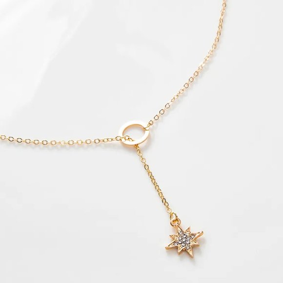 Dainty Starburst Necklace • Custom Necklace • Perfect Gift for Her - Picture 2 of 4